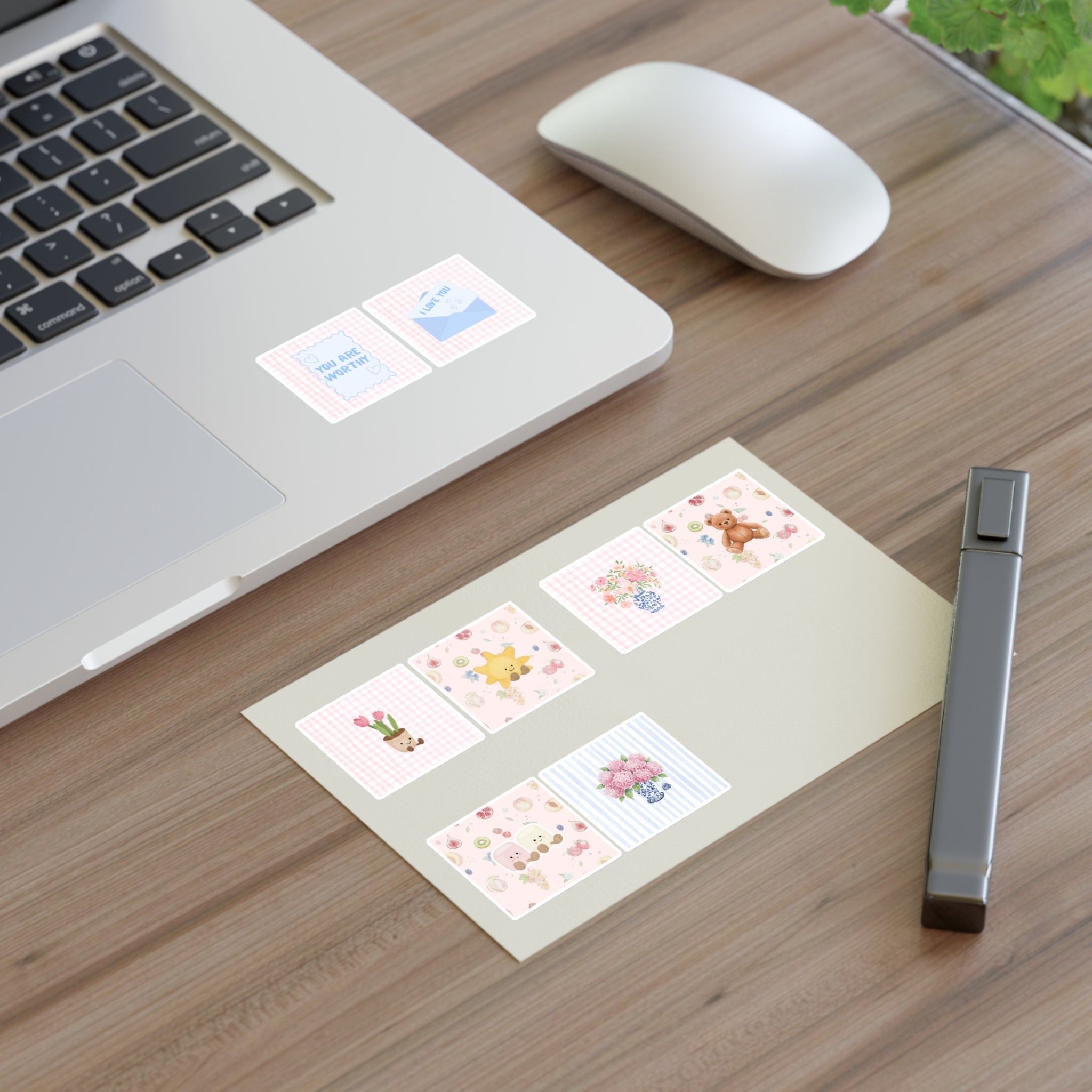 Lovely & Floral Sticker Sheet - 8 Count