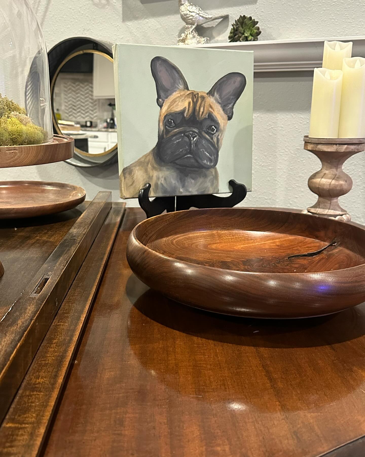 The Classic Lou Portrait- Custom, hand-painted pet portrait